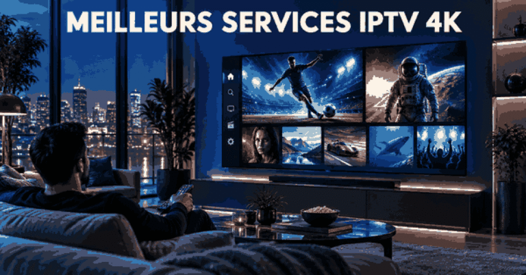Comparatif des meilleurs services IPTV 4K sur un téléviseur UHD