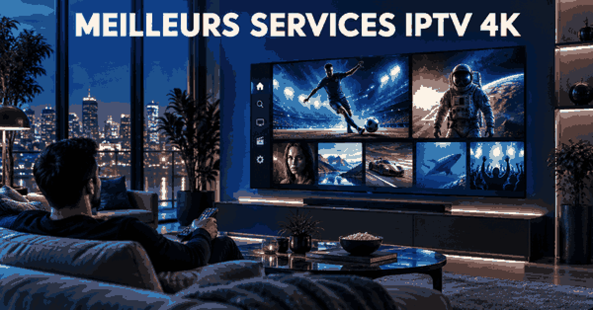 Comparatif des meilleurs services IPTV 4K sur un téléviseur UHD