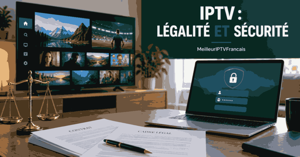L’iptv est-elle légale et sûre en france ? guide 2026, guide MeilleurIPTVFrancais
