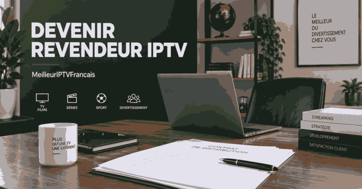Devenir revendeur iptv, guide MeilleurIPTVFrancais