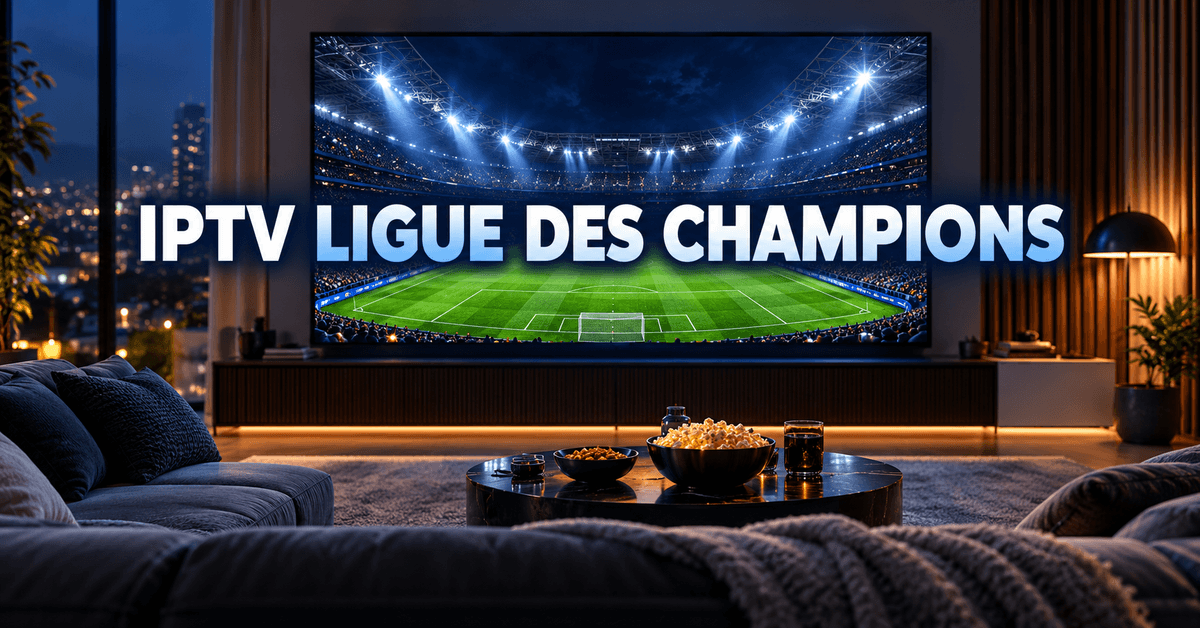 Meilleurs IPTV pour regarder la Ligue des champions sur grand écran